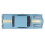 1:32 Auto giocattolo pull-back blu grigio 12,5x5x3cm 150mAh 8