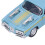 1:32 Auto giocattolo pull-back blu grigio 12,5x5x3cm 150mAh 3