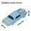 1:32 Auto giocattolo pull-back blu grigio 12,5x5x3cm 150mAh 10