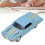 1:32 Auto giocattolo pull-back blu grigio 12,5x5x3cm 150mAh 14