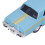 1:32 Auto giocattolo pull-back blu grigio 12,5x5x3cm 150mAh 9