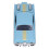 1:32 Auto giocattolo pull-back blu grigio 12,5x5x3cm 150mAh 1
