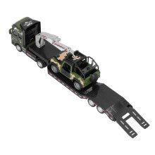Modèle de camion tout-terrain en alliage vert militaire 31 6 5 cm