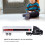 Auto in lega con meccanismo pull-back 34x7x4,5 cm nera 150 mAh 10