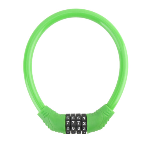 Câble antivol pour vélo Code à 4 chiffres Vert 105 mm/4,1 po 2