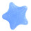 Palla elastica per la presa a forma di stella blu 80x80x30mm 11