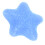Palla elastica per la presa a forma di stella blu 80x80x30mm 1