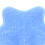 Palla elastica per la presa a forma di stella blu 80x80x30mm 12
