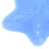 Palla elastica per la presa a forma di stella blu 80x80x30mm 7