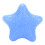 Palla elastica per la presa a forma di stella blu 80x80x30mm 2