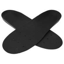 1 paio di plantari con supporto dell'arco taglia M 27x9cm PU+velluto+gel