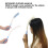 Brosse à cheveux à manche extra-longue bleue et blanche 13