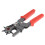 Modello LHP-6 punzone per pelle, 6 fori 2-4,5 mm, argento 16
