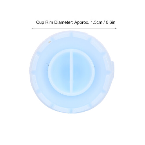 100pcs Disposable Eyelash Glue Ring Cup Eyelash Extension Glue Holder AccessoryBlue 2