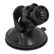 Supporto a ventosa per telecamera dell'auto 60x60mm Nero 1/4 di pollice