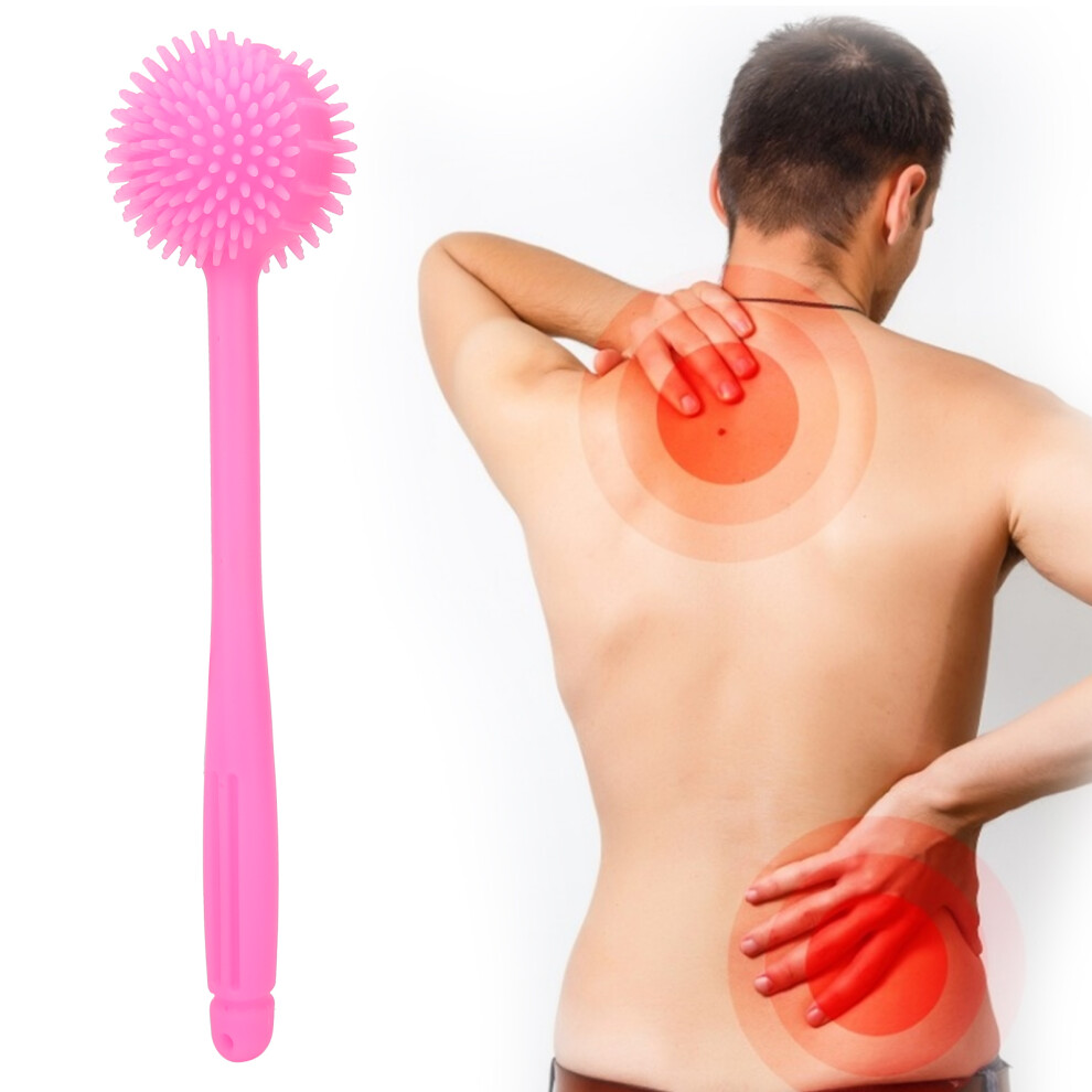 Pink Multi Functional Massage Hammer Long Handheld Hammer Back Massager For Back Pain Relief( )