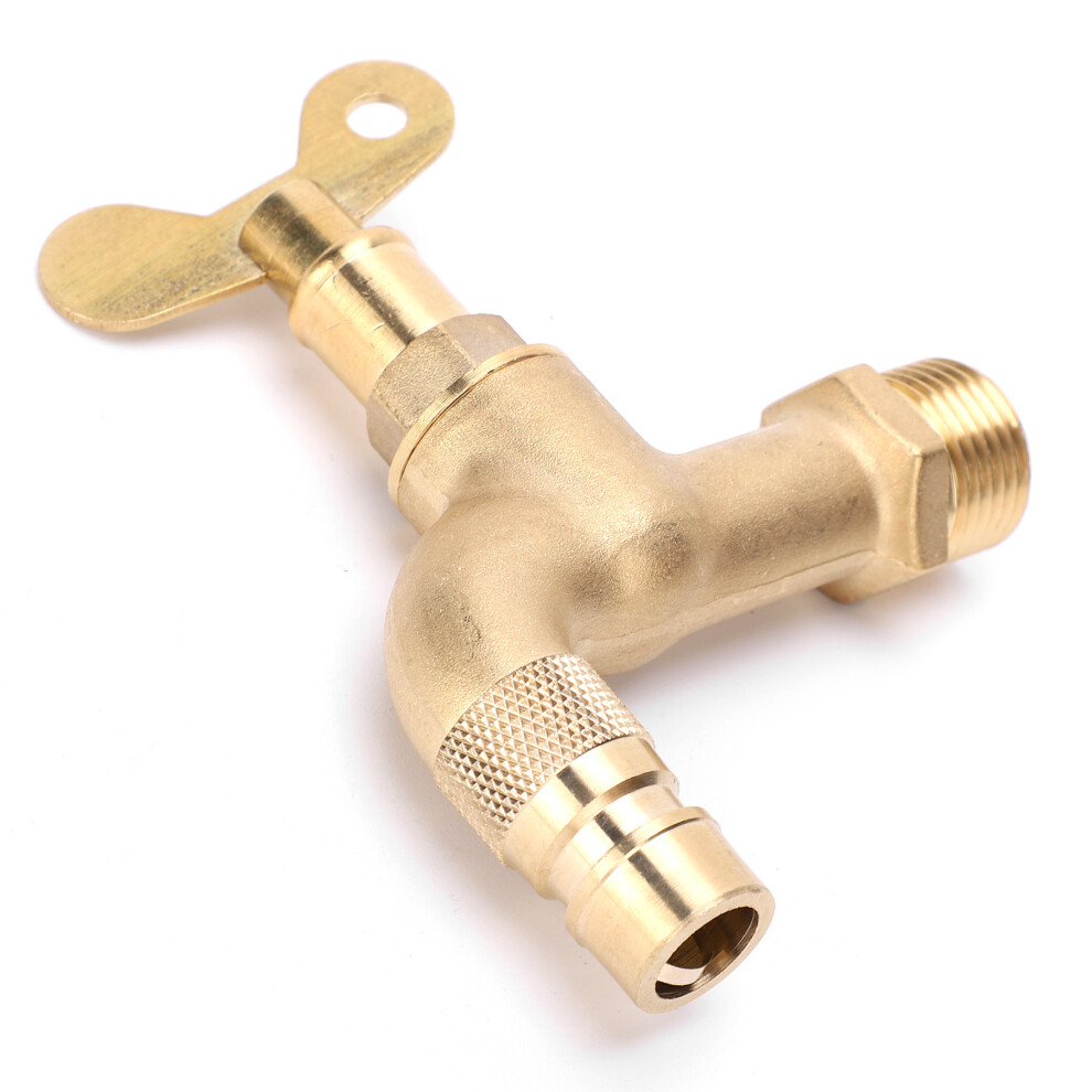 Water Faucet Forged Brass Single Handle Inwall Washing Machine Watertap With G1/2In Thread 4161322917806