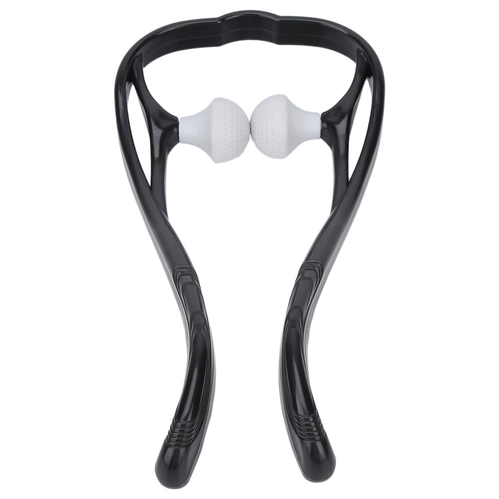 Hand Roller Neck Massage Tool Trigger Point Neck Shoulder Manual Self MassagerBlack