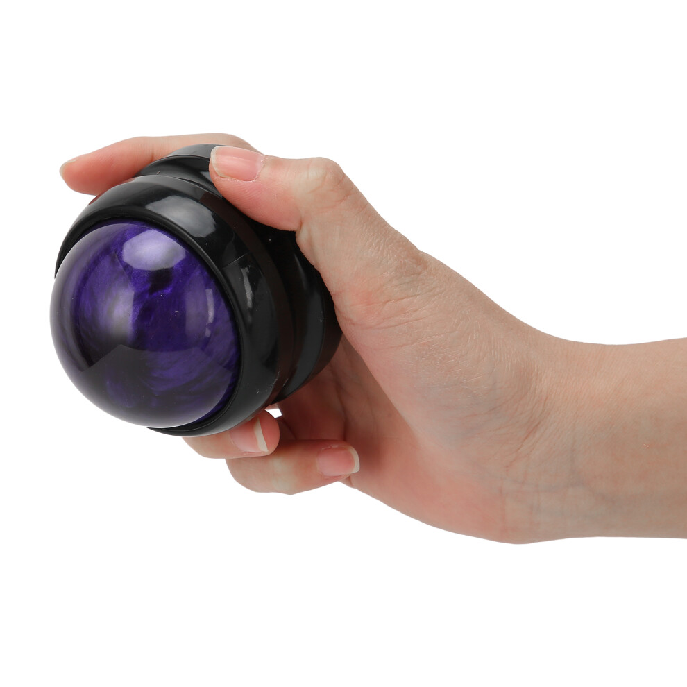 Purple Roller Ball Massager Stress Release Muscle Relaxation Essential Oil Massage Ball For Neck Leg Hand