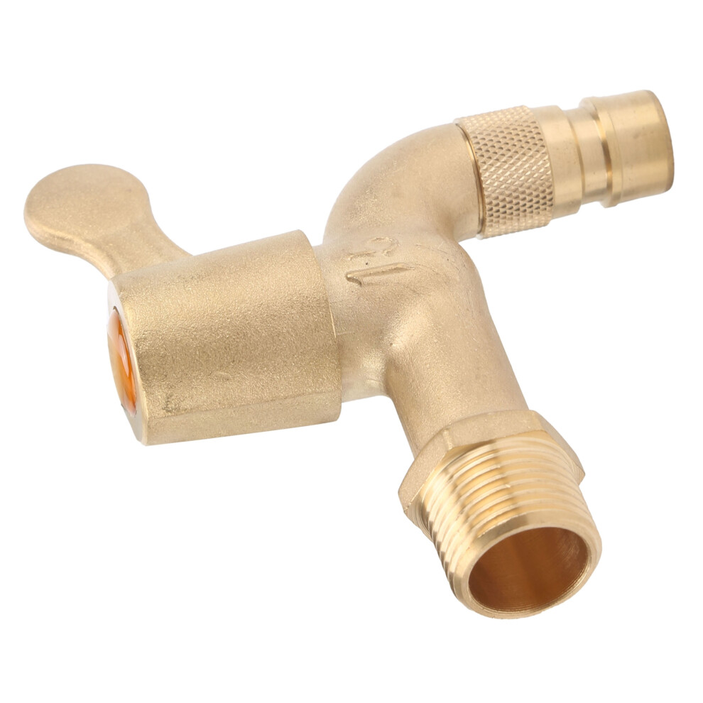 Brass Watertap G1/2In Thread Spiral Opening Switch For Household Washing Machine Pipe Valve 4111322917795