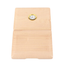 Scatola per ance in legno massiccio 5 ance igrometro colore legno