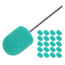 Ensemble de capuchons de ponçage verts pour ongles 13x19mm – forets