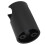 Support mural pour pomme de douche en ABS noir 0,8 oz 12