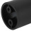 Support mural pour pomme de douche en ABS noir 0,8 oz 8