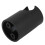 Support mural pour pomme de douche en ABS noir 0,8 oz 10