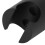Support mural pour pomme de douche en ABS noir 0,8 oz 5