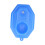 Base en ABS, remplissable d'eau, 21  14,5  5 cm, verte 8