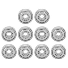 10 pièces S626Z roulements à billes en acier inoxydable 6x19x6mm