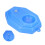 Base en ABS, remplissable d'eau, 21  14,5  5 cm, verte 15