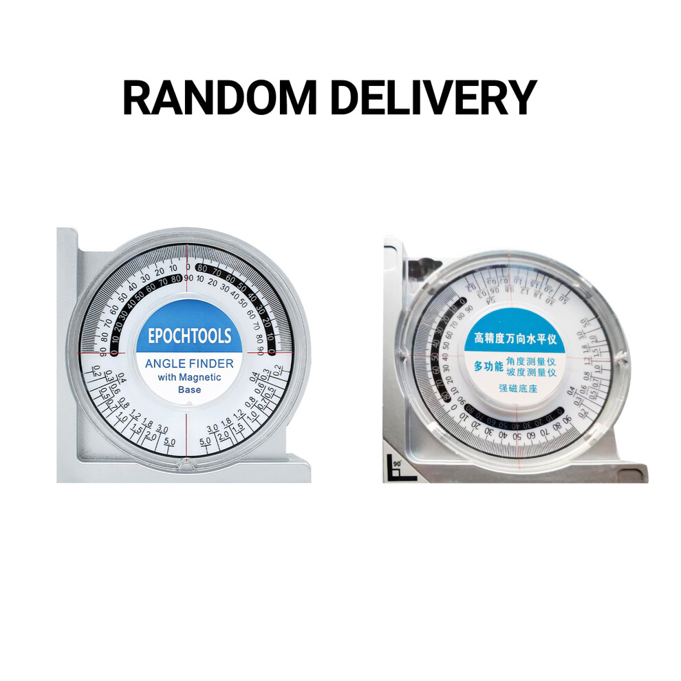 Magnetic Angle Finder Locator Mini Inclinometer Measurement Tool Protractor Tilt Level Meter Dual Level Bubble Back Comparison Table 5021322922387