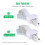 Thermal Label Printer Label Holder for Rolls and Fanfold Shipping Package Labels Work with Desktop Label Printers Compatible with Barcode E 4