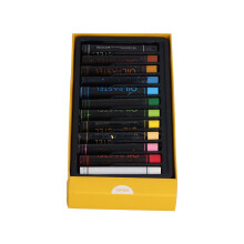 Oil Pastels Heavy Color Cylindrical Oil Painting Stick for Graffiti Art Painting Drawing12 Colors