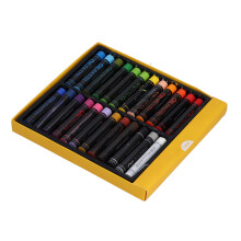 Oil Pastels Heavy Color Cylindrical Oil Painting Stick for Graffiti Art Painting Drawing24 Colors