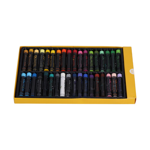 Pastelli a olio 36 colori bastoncini cilindrici, 7cm 1