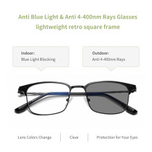 Leichte Blaulichtblockierende Brille, 60mm Gläser, Schutz vor 4-400nm Strahlen