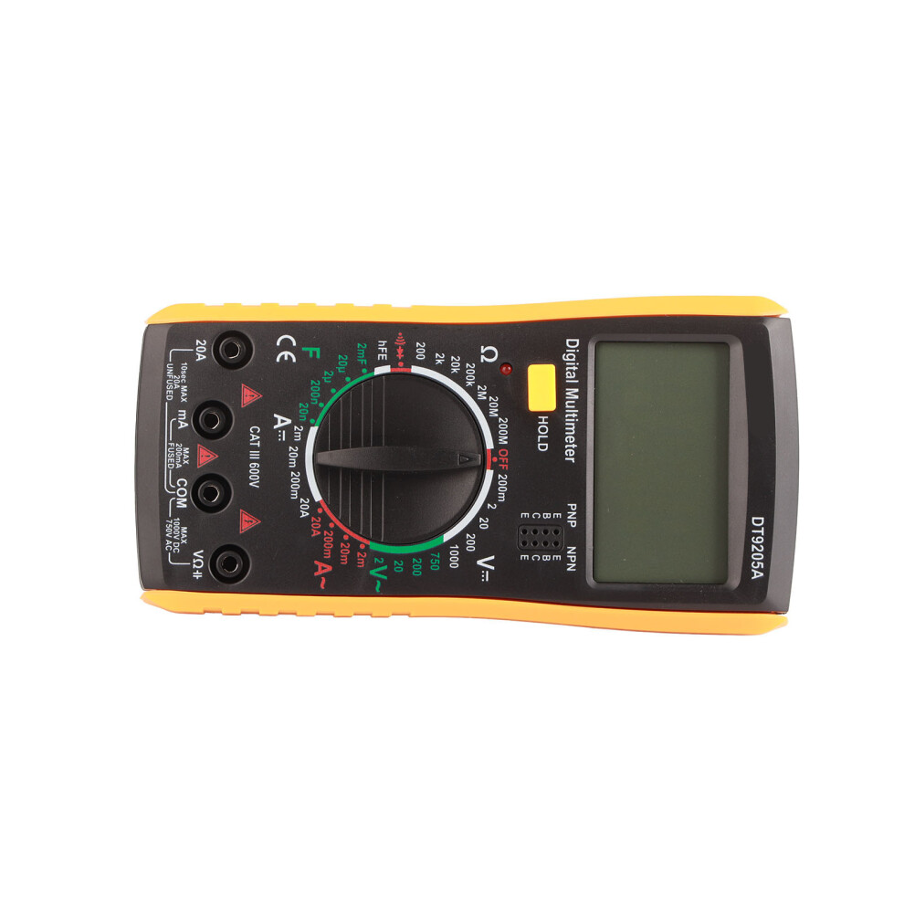 Dtâ9205A Multimeter Tester Digital Multimeter Hand Held Lcd Multimeter 5011322924030
