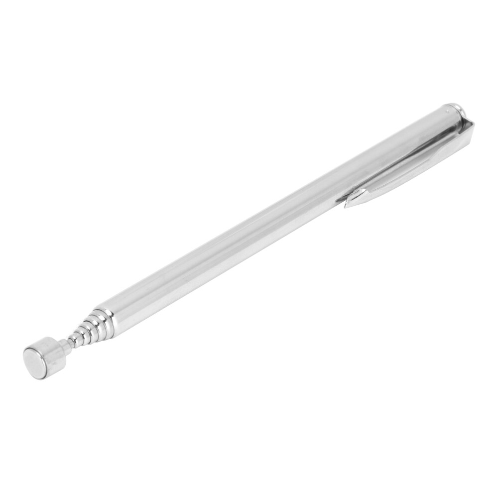 2Lb Permanent Magnet Pickup Pen Stainless Steel Telescopic Picker Tools With Clipsilver 4641322923385