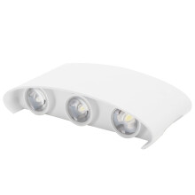 Lumière murale 6LED 6W Haut et Bas 17x8.1x5cm Lumière blanche