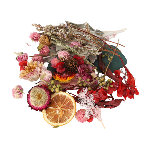 2 paquets de fleurs séchées colorées pour bouquets DIY 1