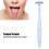 Raschietto per lingua Professionale Blu Silicone+Plastica 7