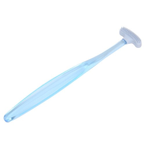 Raschietto per lingua Professionale Blu Silicone+Plastica
