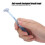 Raschietto per lingua Professionale Blu Silicone+Plastica 8