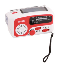 RD639 Radio solaire 1200mAh AM/FM LED portable
