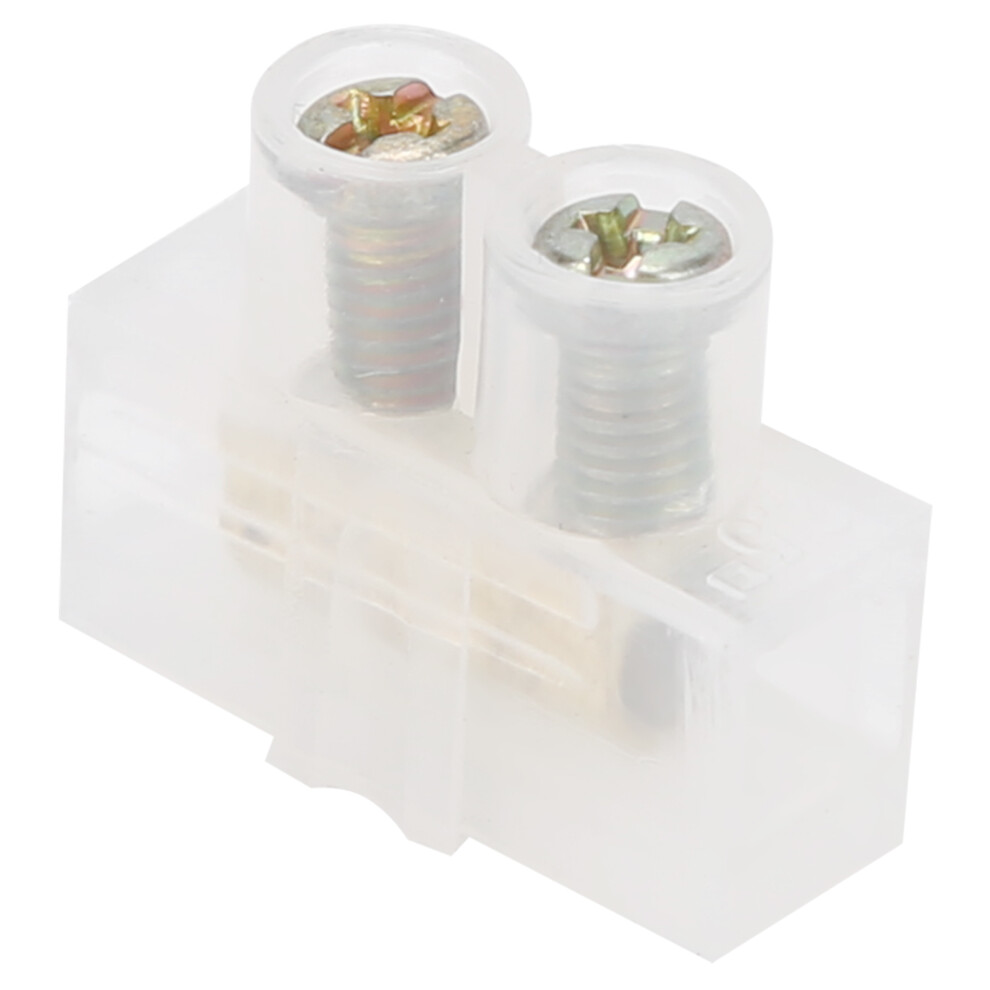 50Pcs Terminal Block Strip Flameretardant Throughtype Wire Connector 10A Industrial Supplies(1In1out ) 3131322931004