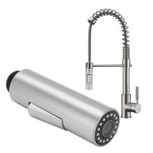 G1/2 nichel spazzolato testa spray estraibile 9x3 cm 50g