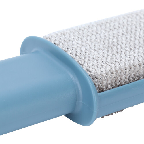 Blauer doppelseitiger Flusenentferner mit Aufbewahrungsdeckel, 25x7,5 cm 2